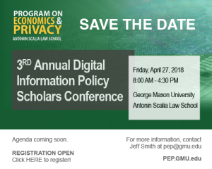 Third Annual Digital Information Policy Scholars Conference @ Arlington, VA | Arlington | Virginia | United States